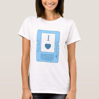 T-shirt ebooks du coeur i (bleus)