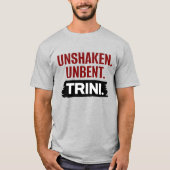 T-SHIRT ÉBRANLÉ. INCURVÉ. TRINI. (Devant)