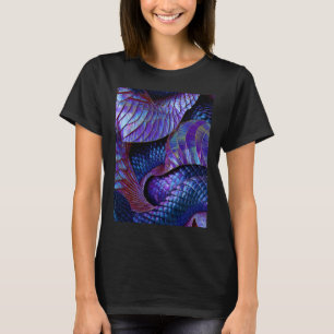 T-shirt Écailles violettes