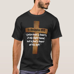 T-shirt Ecclesiastes 102 Citation de la Bible Christian