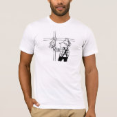 T-shirt Échafaudage montant des échafaudages (Devant)