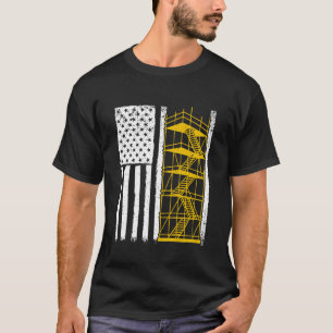 T-shirt Échafaudage Monteur d'échafaudage Drôle Échafaudag