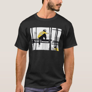 T-shirt Échafaudages de construction des ouvriers