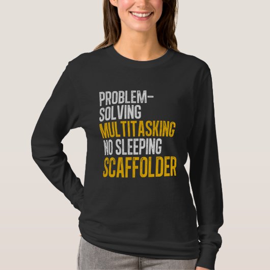 T-shirt Échafaudeur de la solution de l'échafaudage (Devant)