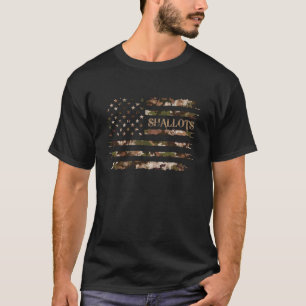 T-shirt Échalotes Cuisine Ingrédient Assaisonnement Camo D
