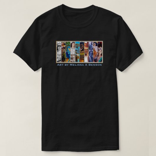 T-shirt Échantillon de fantasy de Melissa Benson (Design devant)