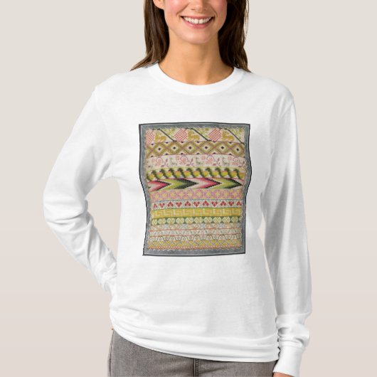 T-shirt Échantillonneur de broderie (Devant)