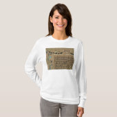 T-shirt Échantillonneur par N.Ford, 1799, New Hampshire (Devant entier)