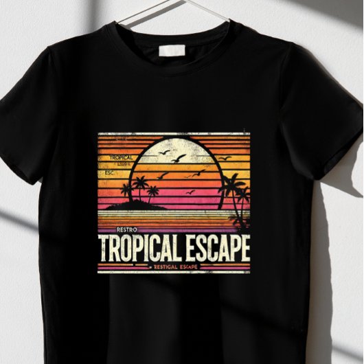 T-SHIRT ÉCHAPPEMENT TROPICAL