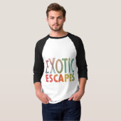 T-shirt Échappements exotiques (Devant entier)