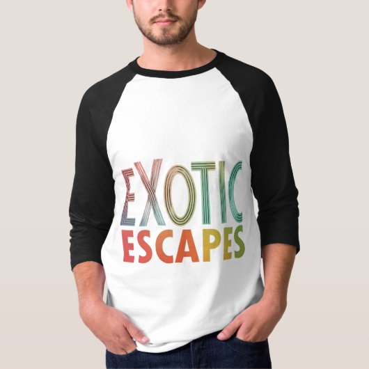 T-shirt Échappements exotiques (Devant)