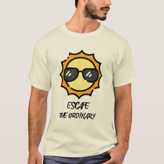 T-shirt Échapper à l'ordinaire Mon voyage (Devant)