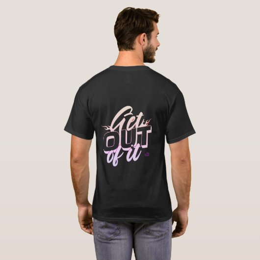 T-shirt Échappez à la boucle de suranalyse – Citation moti (Dos entier)