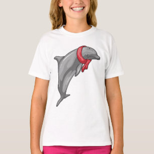 T-shirt Écharpe dauphin