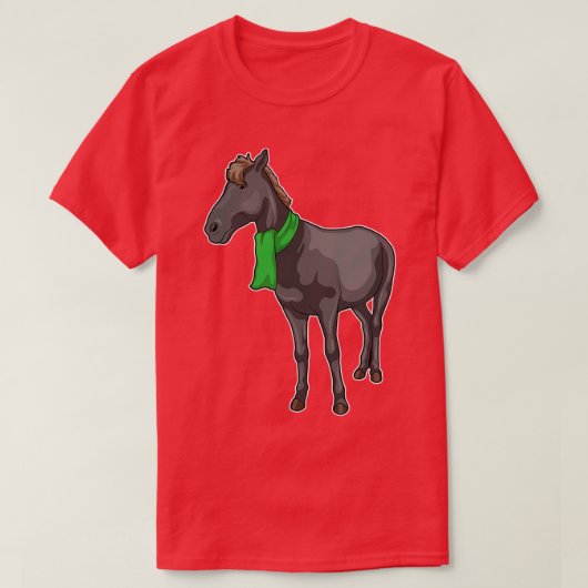 T-shirt Écharpe de cheval (Design devant)