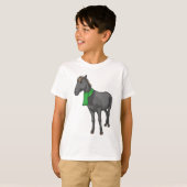 T-shirt Écharpe de cheval (Devant entier)