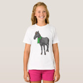 T-shirt Écharpe de cheval (Devant entier)