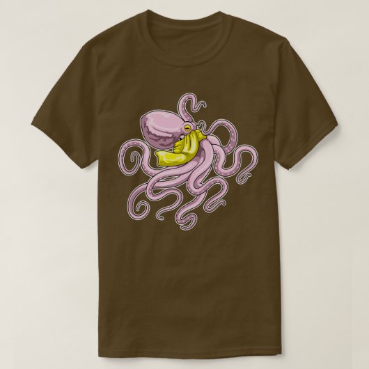 T-shirt Écharpe de poulpe (Design devant)