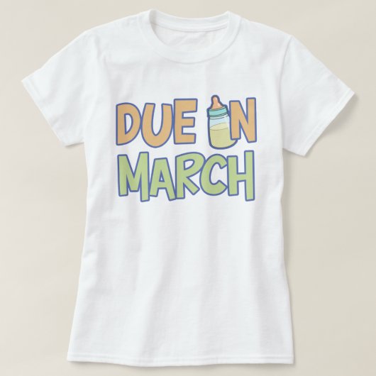 T-shirt Échéance En Mars (Design devant)