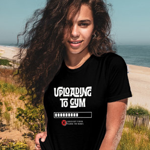 T-shirt Échec du téléchargement vers la salle de sport Hum