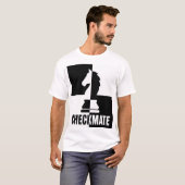 T-shirt Échec et mat Cavalier d'échecs (Devant entier)