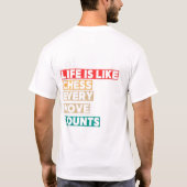 T-shirt échecs (Dos)