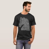 T-shirt Échecs avec Knight Design (Devant entier)