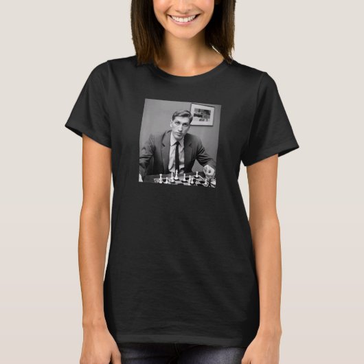 T-shirt Échecs Bobby Fischer (Devant)