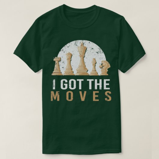 T-shirt Échecs Cadeaux Chessmen Chèque Chèque (Design devant)