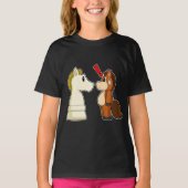 T-shirt Échecs Cheval Cheval Chess (Devant)
