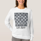 T-shirt Échecs d'ouverture Reti (Devant)