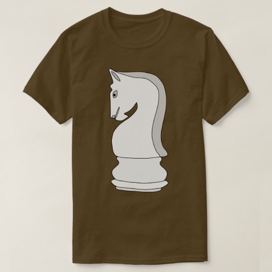T-shirt Échecs du chevalier (Design devant)