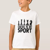 T-shirt Échecs - Échecs Est Mon Sport (Devant)