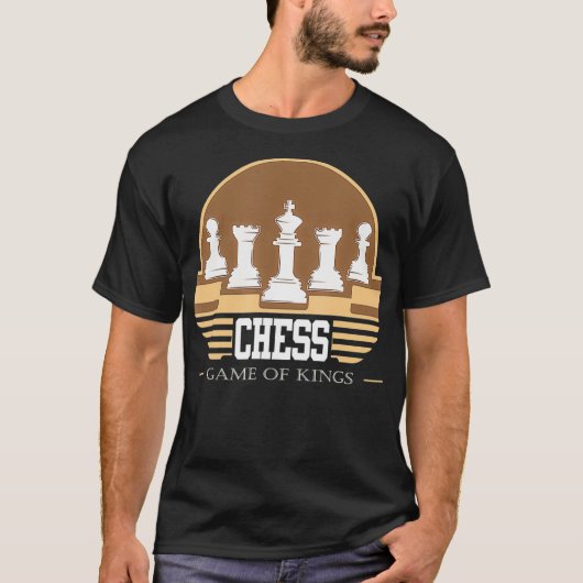 T-shirt ÉCHECS JEU DES ROIS Board Drôle Échecs Amoureux et (Devant)