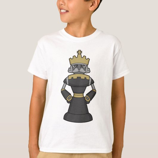 T-shirt Échecs King Crown Chess (Devant)