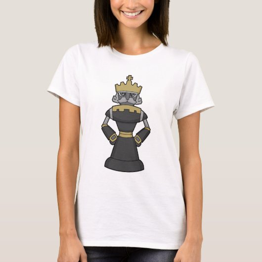 T-shirt Échecs King Crown Chess (Devant)