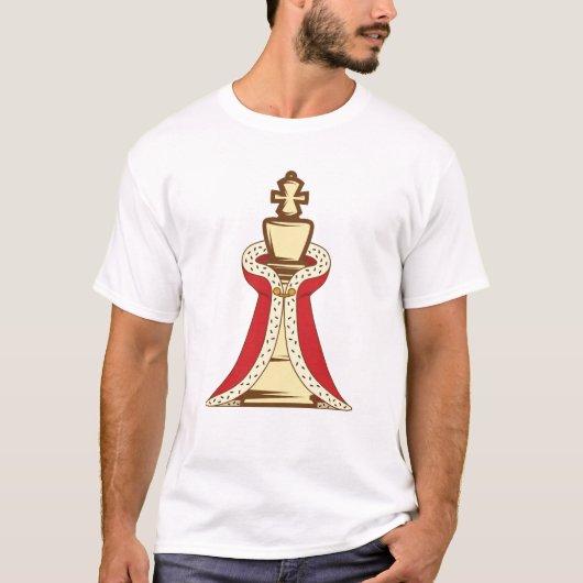 T-shirt Échecs King Piece (Devant)