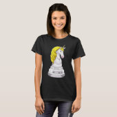 T-shirt Échecs Knight Unicorn Échecs (Devant entier)