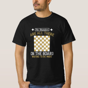 T-shirt Échecs - Les gaffes attendent d'être faites
