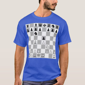 T-shirt Échecs Ouverture Italie Jeu E4 Joueur Giuoco Piano