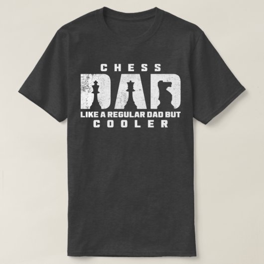 T-shirt Échecs papa comme un papa régulier mais Glacière R (Design devant)