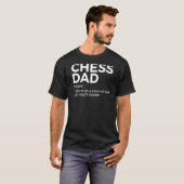 T-shirt Échecs Papa Définition Échecs (Devant entier)