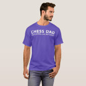 T-shirt Échecs Père Échecs Papa (Devant entier)