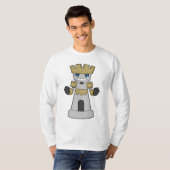 T-shirt Échecs Pièce Rook Échecs (Devant entier)