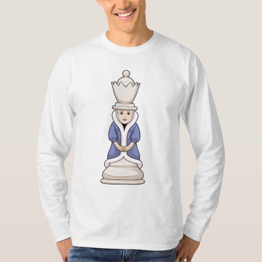 T-shirt Échecs Queen Chess (Devant)