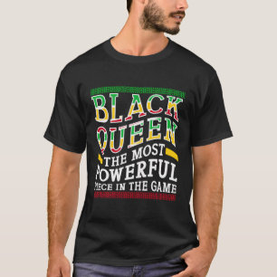 T-shirt Échecs Queen Pièce la plus puissante Chèque Chessm
