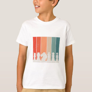 T-shirt Échecs rétro