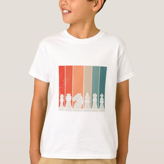 T-shirt Échecs rétro  (Devant)