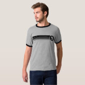 T-shirt Échecs rétro (Devant entier)