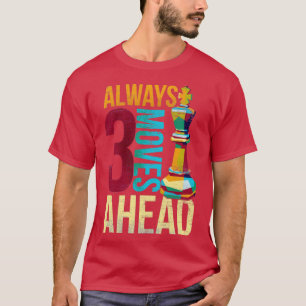 T-shirt Échecs Stratégie Tableau Jeu Lover Chess 4192